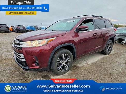 Used 2017 Toyota Highlander LE w/ Carpet Mat Package FWD image 1