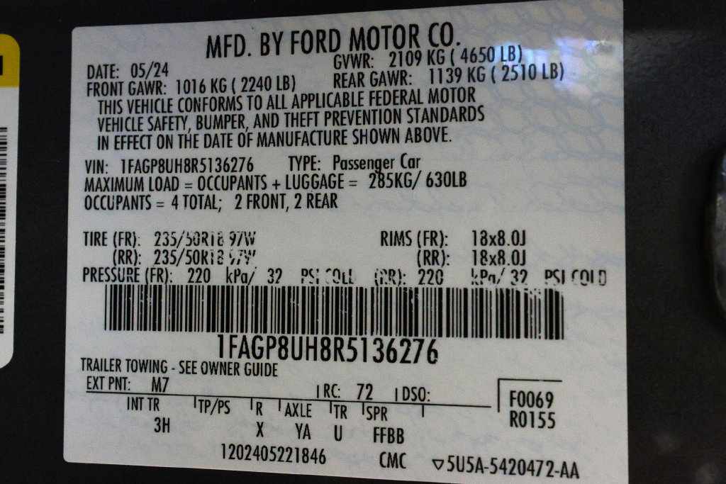 Used 2024 Ford Mustang Premium RWD image 47