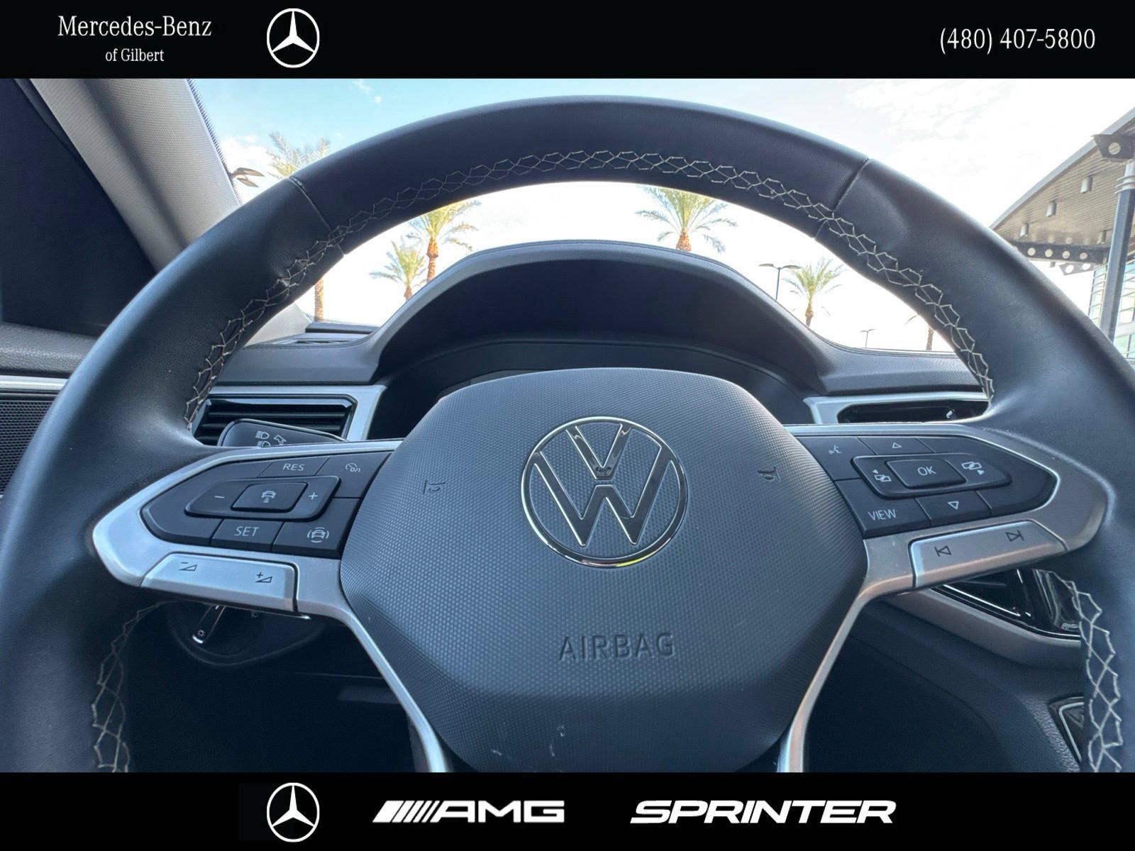 Used 2023 Volkswagen Atlas SE w/ Black Wheel Package FWD image 32