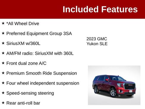 Used 2023 GMC Yukon SLE AWD/4WD image 3