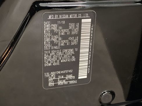 Used 2019 Nissan Armada Platinum w/ Captain's Chairs Package AWD/4WD image 32