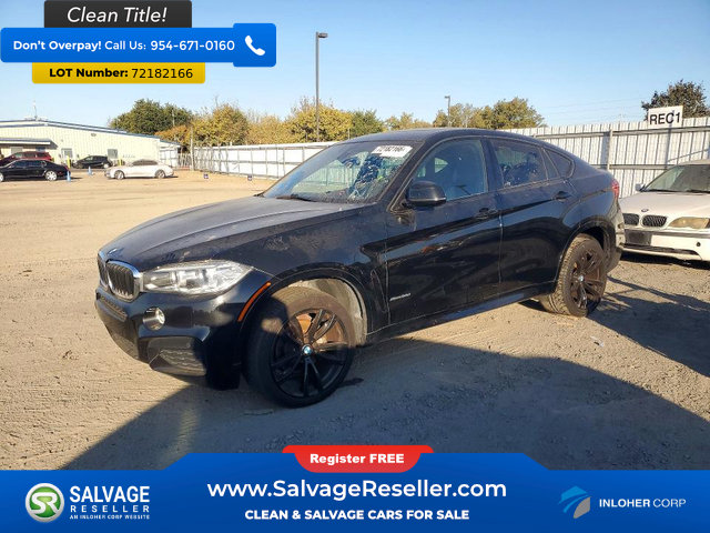 Used 2018 BMW X6 xDrive35i w/ M Sport Package AWD/4WD image 1