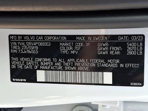 Certified 2023 Volvo XC60 B5 Core AWD/4WD image 27