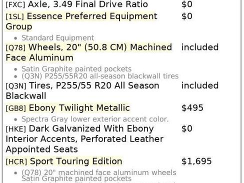 Used 2021 Buick Enclave Essence w/ Sport Touring Edition FWD image 4