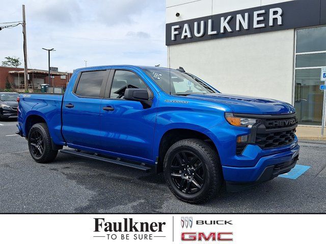 Certified 2023 Chevrolet Silverado 1500 Custom AWD/4WD image 1
