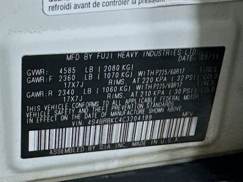 Used 2012 Subaru Outback 2.5i Limited image 40