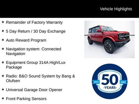 Used 2024 Ford Bronco Outer Banks AWD/4WD image 8