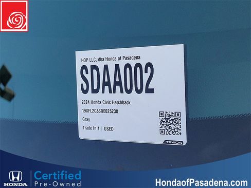 Certified 2024 Honda Civic Sport image 32