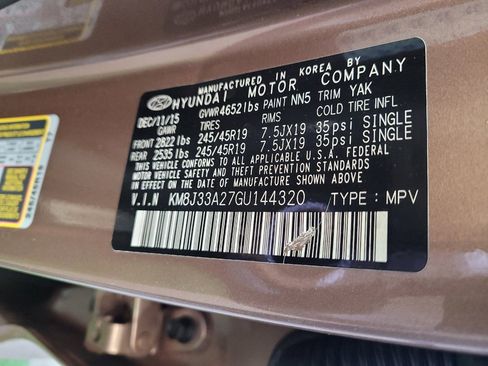 Used 2016 Hyundai Tucson Limited image 33