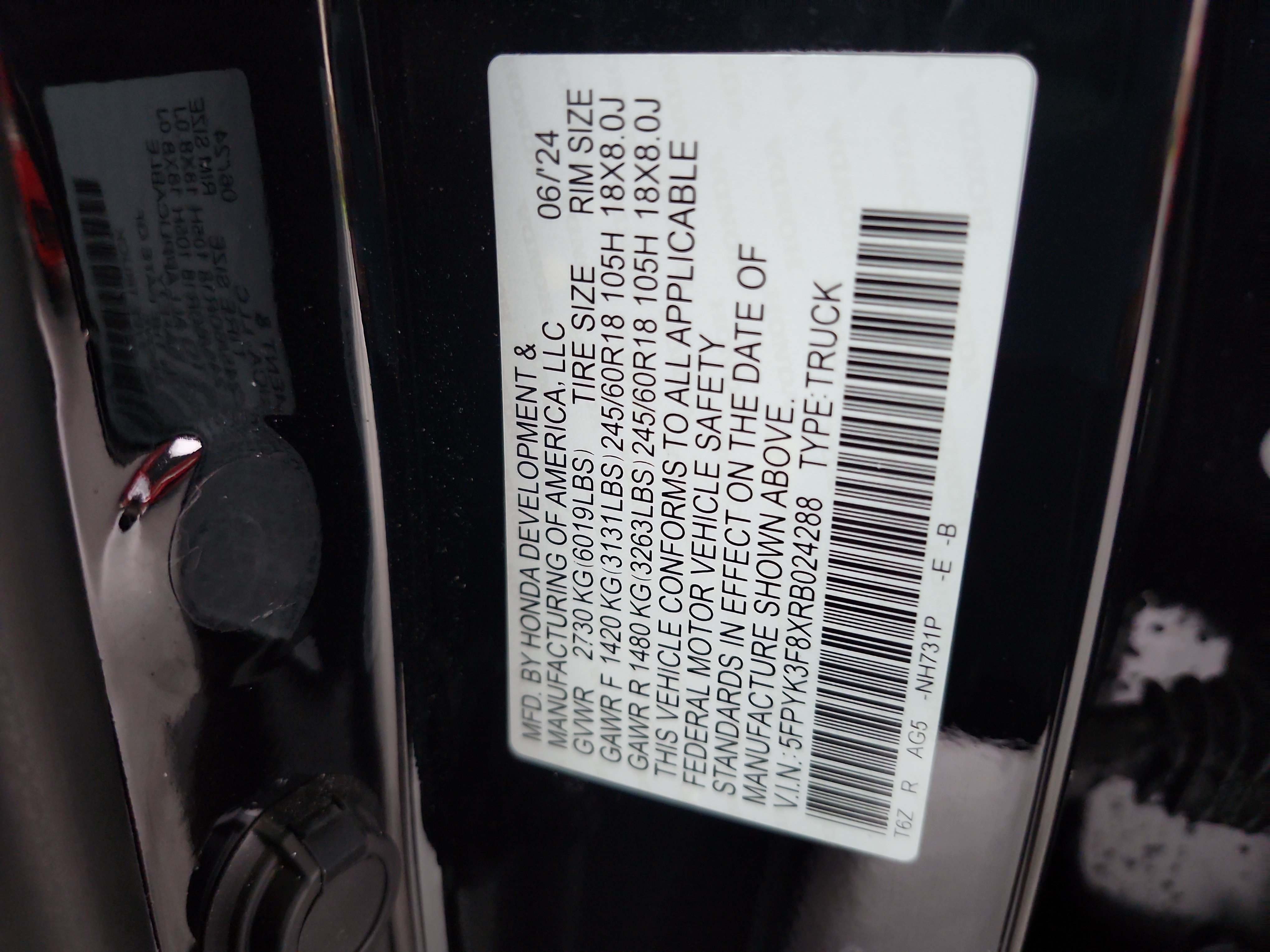 Used 2024 Honda Ridgeline Black Edition image 22