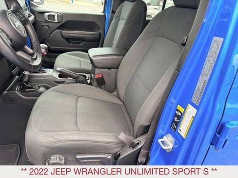 Used 2022 Jeep Wrangler Unlimited Sport AWD/4WD image 15