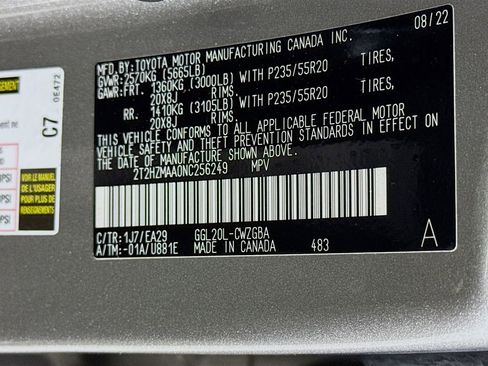 Certified 2022 Lexus RX 350 FWD w/ Premium Package image 33