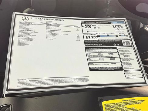 New 2026 Mercedes-Benz GLA 250 4MATIC image 18