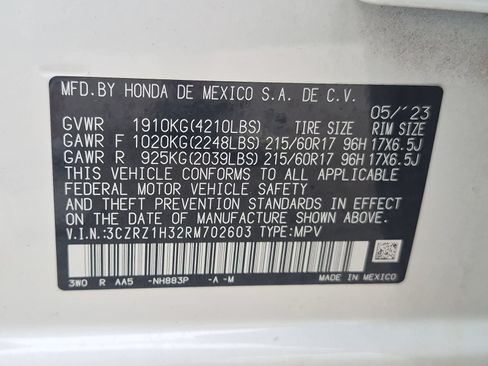 Certified 2024 Honda HR-V LX image 22