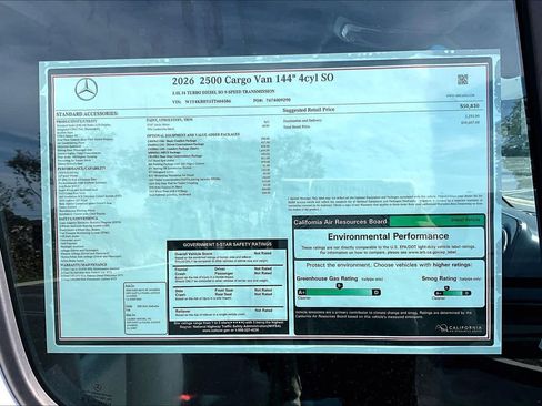 New 2026 Mercedes-Benz Sprinter 2500 image 19