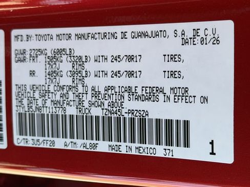 New 2026 Toyota Tacoma SR5 image 26