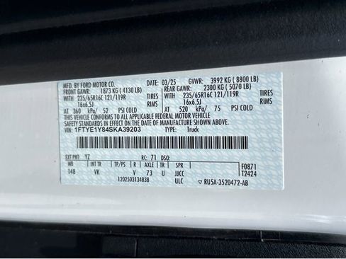 New 2025 Ford Transit 150 Low Roof image 20