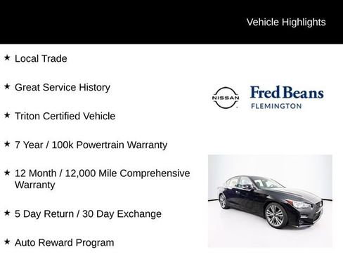 Used 2023 INFINITI Q50 Sensory AWD/4WD image 6