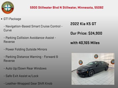 Used 2022 Kia K5 GT w/ GT1 Package image 10
