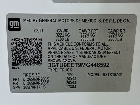 Used 2021 GMC Sierra 1500 AT4 image 29