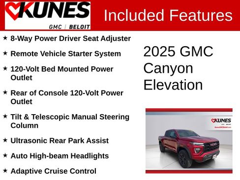 New 2025 GMC Canyon Elevation w/ Convenience Package image 3