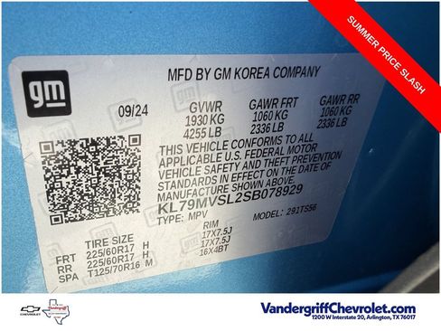 Used 2025 Chevrolet TrailBlazer ACTIV w/ Convenience Package FWD image 13