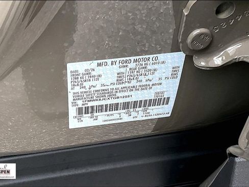 New 2026 Ford Explorer Tremor w/ Tremor Ultimate Package image 13