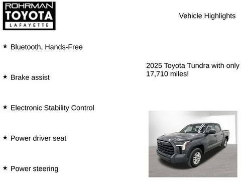 Used 2025 Toyota Tundra SR5 AWD/4WD image 7