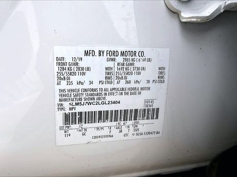 Used 2020 Lincoln Aviator Reserve w/ Equipment Group 201A RWD image 34