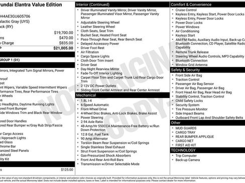 Used 2016 Hyundai Elantra Value Edition FWD image 2