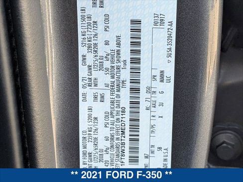 Certified 2021 Ford F350 Lariat w/ Lariat Ultimate Package image 24