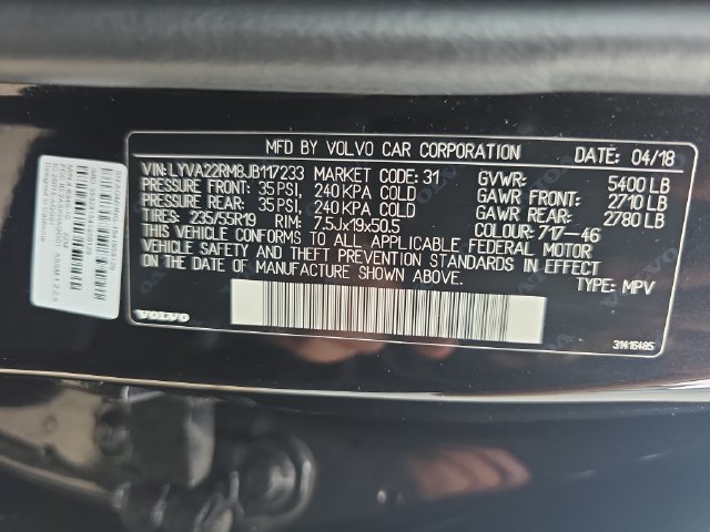 Used 2018 Volvo XC60 T6 R-Design w/ Convenience Package AWD/4WD image 37