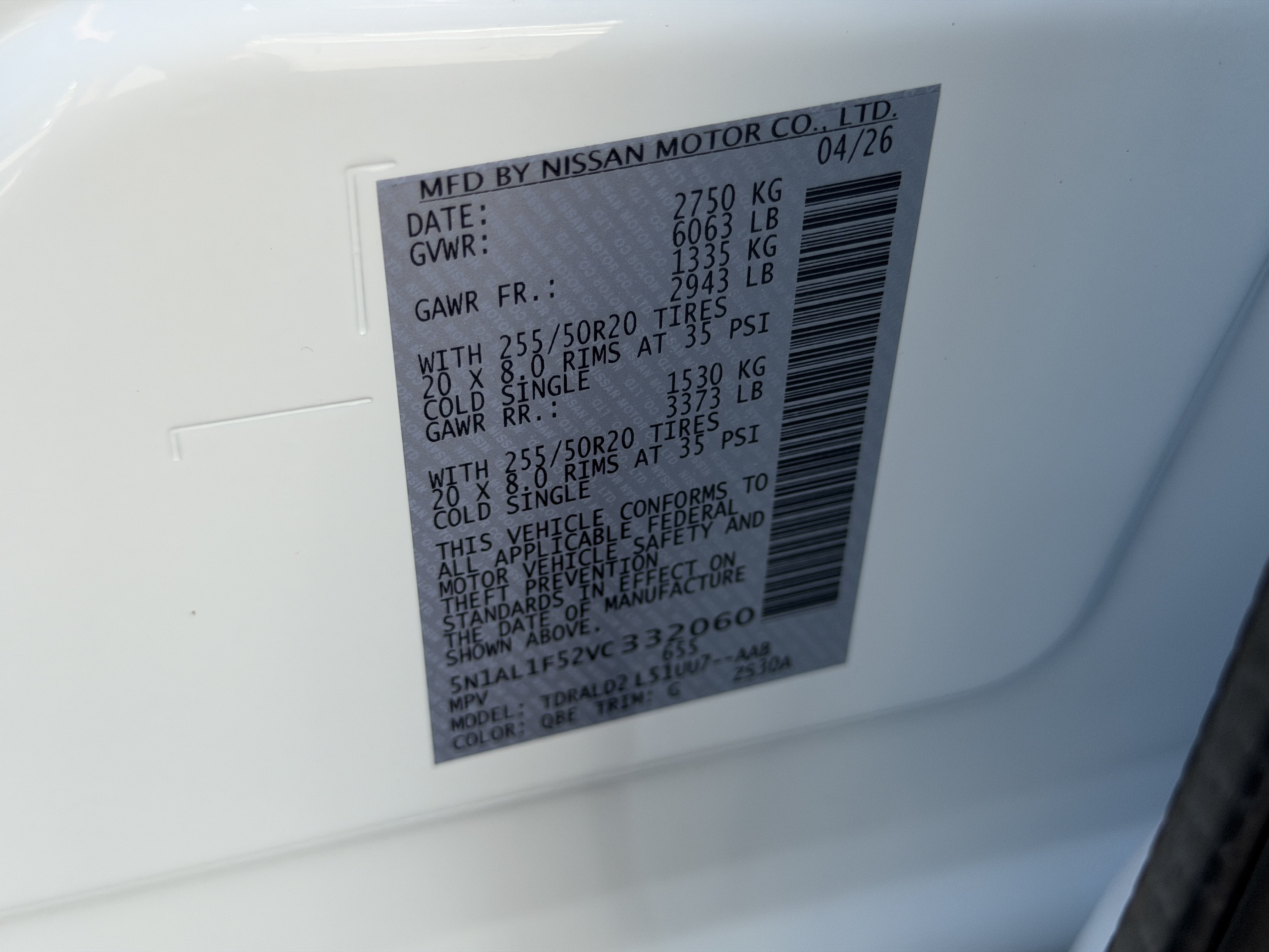 Certified 2027 INFINITI QX60 Luxe w/ Cargo Package FWD image 39
