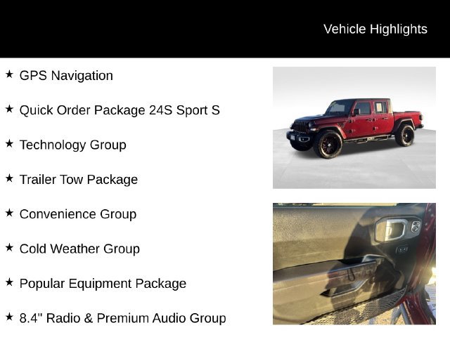 Used 2022 Jeep Gladiator Sport AWD/4WD image 8