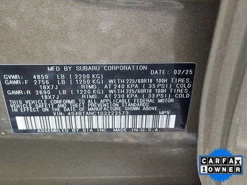 Certified 2025 Subaru Outback Limited AWD/4WD image 55