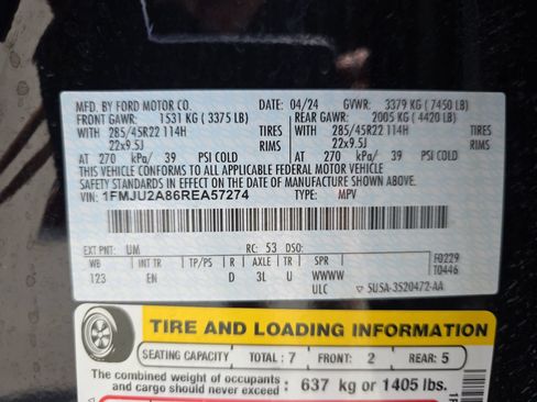 Used 2024 Ford Expedition Limited AWD/4WD image 34