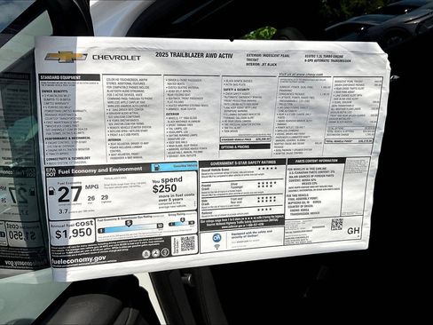 New 2025 Chevrolet TrailBlazer ACTIV w/ Convenience Package image 14