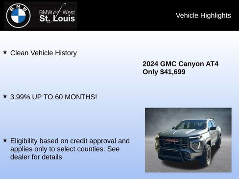 Used 2024 GMC Canyon AT4 w/ Canyon Safety Plus Package image 8