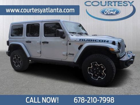 Used 2023 Jeep Wrangler Unlimited Rubicon 4xe w/ Steel Bumper Group AWD/4WD image 1