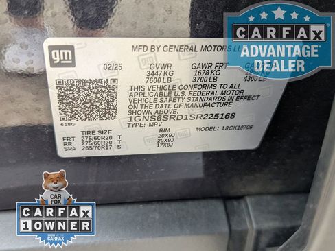 Used 2025 Chevrolet Tahoe Premier AWD/4WD image 36
