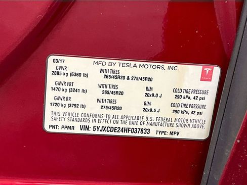 Used 2017 Tesla Model X 100D image 29