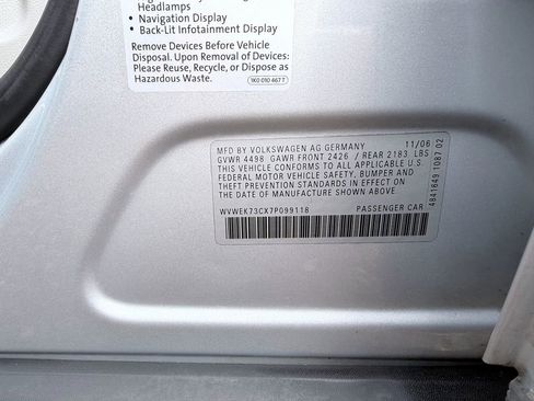 Used 2007 Volkswagen Passat 2.0T image 46