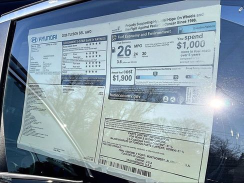 New 2026 Hyundai Tucson SEL image 16