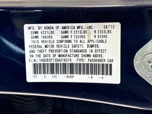 Used 2013 Honda Accord EX image 30