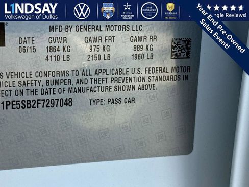 Used 2015 Chevrolet Cruze LT image 26