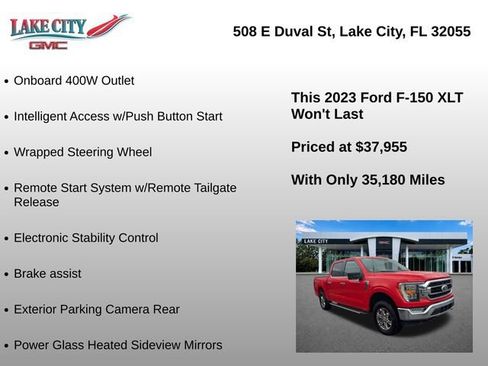 Used 2023 Ford F150 XLT w/ Equipment Group 302A High AWD/4WD image 30