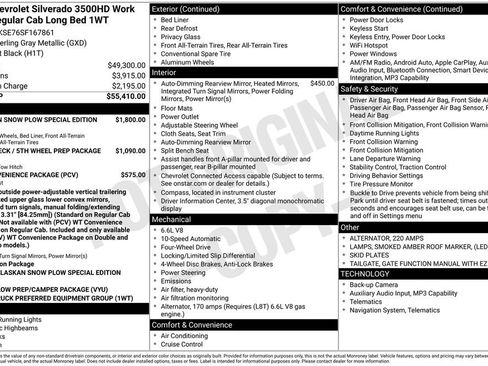 Used 2025 Chevrolet Silverado 3500 W/T AWD/4WD image 7