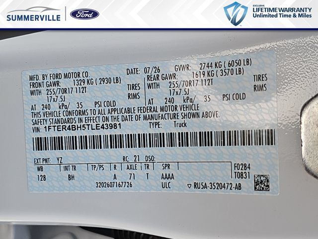 New 2026 Ford Ranger XL RWD image 35