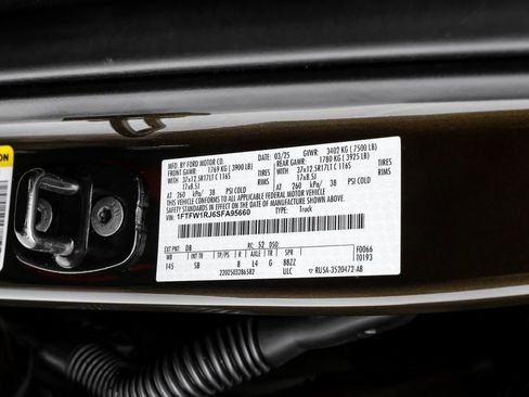 Used 2025 Ford F150 Raptor w/ Equipment Group 803A Raptor R image 53