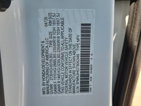 New 2026 Honda Odyssey EX-L image 15